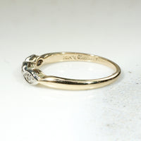 Two-Tone Scalloped Diamond Band from ArtCarved
