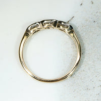Two-Tone Scalloped Diamond Band from ArtCarved