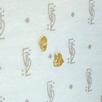 Natural High Karat Gold Nugget Stud Earrings