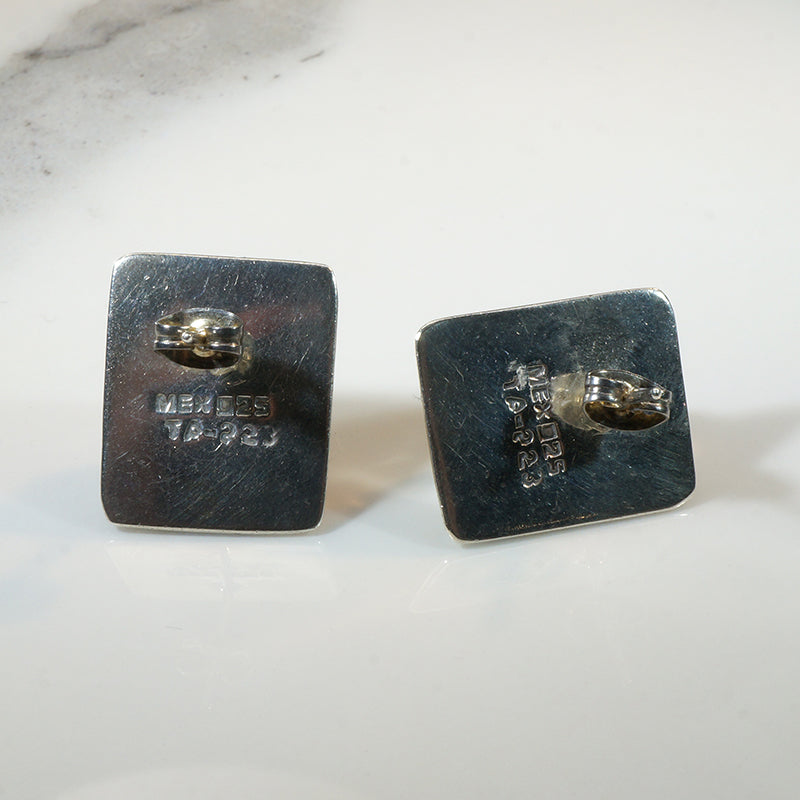 Breezy Turquoise & Sterling Silver Post Earrings