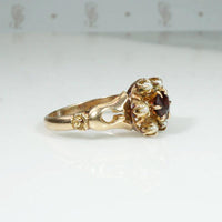 Very Victorian Pearl & Garnet Cluster Ring