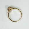 Squoval Old Mine Cut Diamond in Delightful Belcher Ring