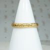 Buttery 18k Gold Forget-Me-Not Band