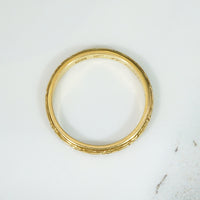 Buttery 18k Gold Forget-Me-Not Band