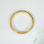 Buttery 18k Gold Forget-Me-Not Band