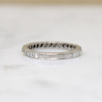 Detail Rich Diamond & Platinum Band Size 3.75