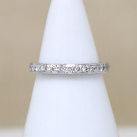 Detail Rich Diamond & Platinum Band Size 3.75