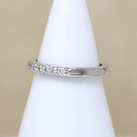 Detail Rich Diamond & Platinum Band Size 3.75