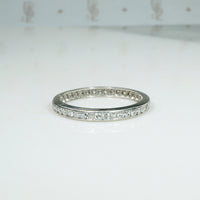 Beautifully Balanced Diamond & Platinum Eternity Band