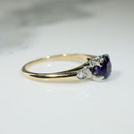 Purple Passion Amethyst Engagement Ring