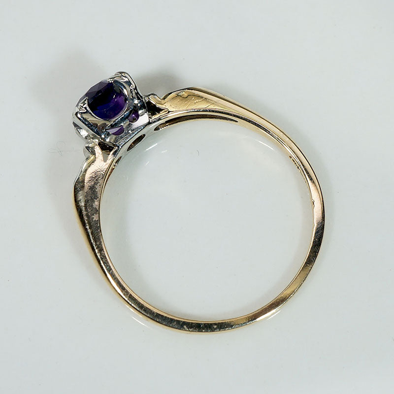 Purple Passion Amethyst Engagement Ring