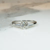 Cartier Old Mine Cut & Baguette Diamond Platinum Ring