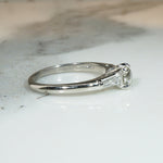 Cartier Old Mine Cut & Baguette Diamond Platinum Ring