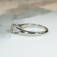 Cartier Old Mine Cut & Baguette Diamond Platinum Ring