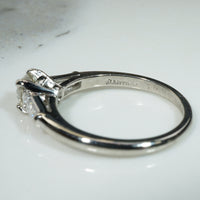 Cartier Old Mine Cut & Baguette Diamond Platinum Ring