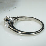 Cartier Old Mine Cut & Baguette Diamond Platinum Ring