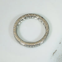 Luxurious .75tcw Diamond & Platinum Deco Eternity Band