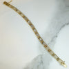 Sapphire & Diamond Lacy Yellow Gold Line Bracelet