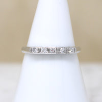 Timeless Five Diamond & Platinum Wedding Band
