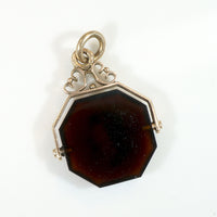 Handsome Youth Intaglio in Gold Spinner Fob