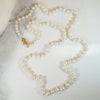 Graduated Pearl Necklace with Gold Filigree Clasp