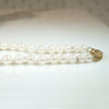 Graduated Pearl Necklace with Gold Filigree Clasp