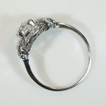 Divine Art Deco Diamond & Platinum Engagement Ring