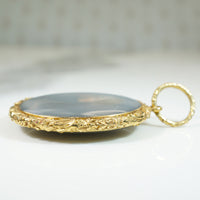 Regency Gent Miniature in 18k Gold Locket