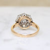 Vivacious 18k Two-Tone Mid Century Cluster Ring