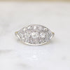 Elegant "Eye" Art Deco Diamond Ring