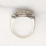 Elegant "Eye" Art Deco Diamond Ring