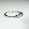 Sweet Vintage White Gold & Diamond Band