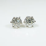 Captivating .67tcw Old European Cut Diamond Studs