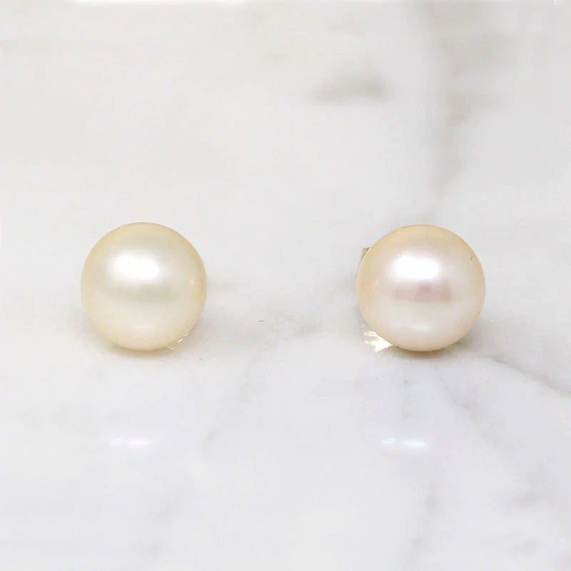 Classic 8mm Pearl Stud Earrings