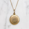 Engraved Floral Gold Filled Locket c.1940