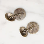 Romantic Silver Cufflinks with Western Flair