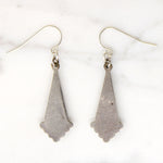 Beaded Drop Sterling Silver Earrings