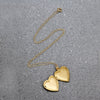 Fiddlehead Fern Vermeil Heart Locket