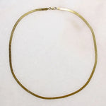 1980s Vermeil Herringbone Chain