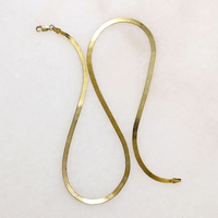 1980s Vermeil Herringbone Chain