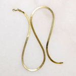 1980s Vermeil Herringbone Chain