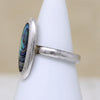 Iridescent Abalone & Sterling Silver Ring