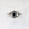 Pretty Little Onyx & Sterling Silver Ring