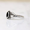 Pretty Little Onyx & Sterling Silver Ring