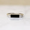 Thailand Onyx Inlaid Sterling Signet Ring