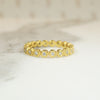 Rich 18k Yellow Gold & Diamond Eternity Band