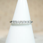 Vintage 1940s Platinum & Diamond Band