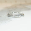 Vintage 1940s Platinum & Diamond Band