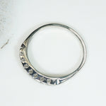 Vintage 1940s Platinum & Diamond Band