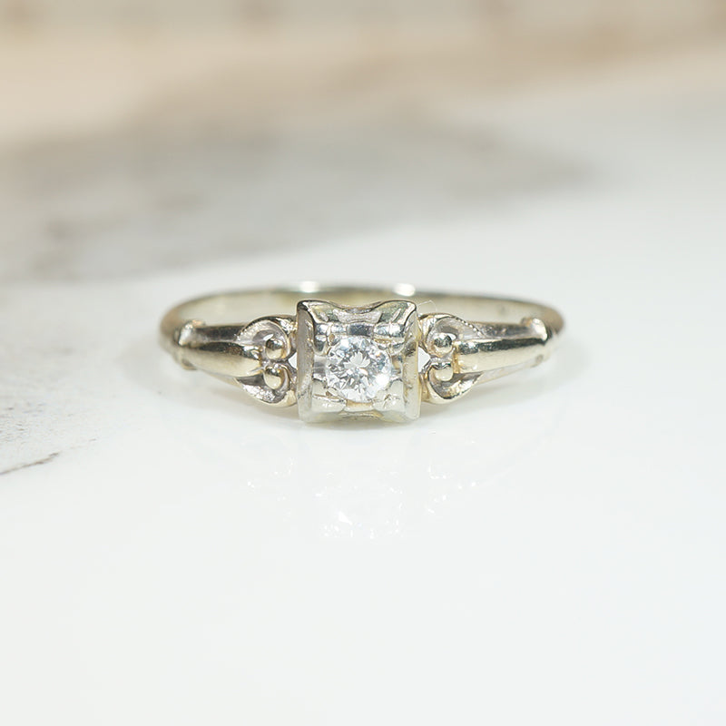 Lovely 1930s Diamond Engagement Ring